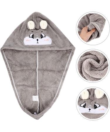 Ciieeo 4pcs Dry Hair Cap Fast Drying Shower Cap Hair Turbans for Wet Hair Kids Shower Head Turban Quick Caps Hair Drying Tool Cute Polyester Nylon Warp Knitted Coral Fleece As Shownx4pcs 65X25CMx4pcs - Buy Online on GoSupps.com