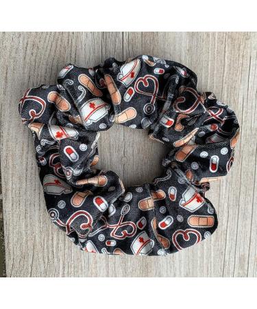 Infinity Collection Nurse Scrunchie Set - Nurse Hair Accessories and Elastics for Perfect Nurses Gift - Buy Online on GoSupps.com