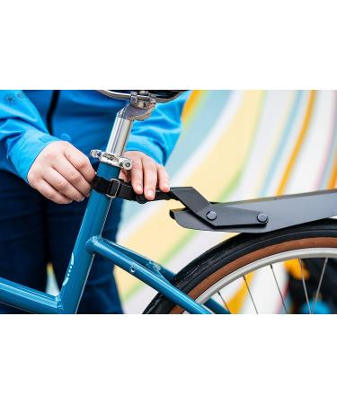 Portland Design Works Origami Seatpost Fender - Black/Reflective | PDW 355 - Buy Online on GoSupps.com