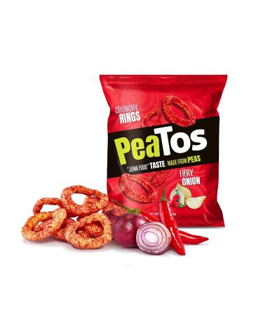 PeaTos Party Mix Crunchy Curls & Rings - Gluten-Free Pea Protein Puffs Snack Packs (15 count  1 oz each) - 4g Protein  3g Fiber - Buy Online on GoSupps.com