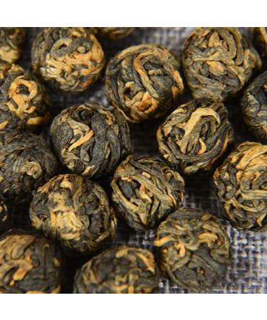 HQZM Yunnan Ancient Tree Small Golden Bead Dianhong Tea 500g Unique Flavor Black Tea 1764oz