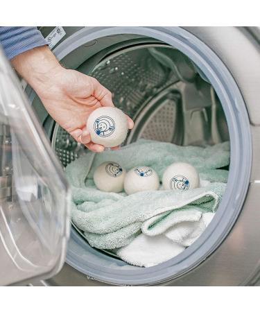 Nellie's Scented Wool Dryer Balls - Rose Scent for 50 Loads | Eco-Friendly Laundry - Buy Online on GoSupps.com