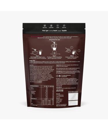 Biomel Complete Gut - Belgian Chocolate - Advanced Gut Health - 450g/30 Servings - Vegan Friendly - Gluten Free - Delicious & Effective - Buy Online on GoSupps.com