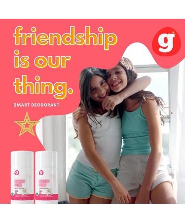 GrowingBasics Girls Deodorant Set of 2 for Ages 6 & Up - Sweet Pink Scent - Buy Online on GoSupps.com