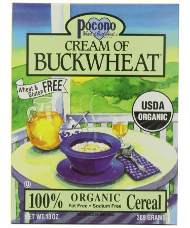 Pocono Cream of Buckwheat Gluten Free Hot Cereal, 13-Ounce (Pack of 3)