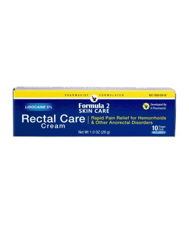 Pharmacist Formulated - Rectal Care Cream - Pain Relief for Hemorrhoids