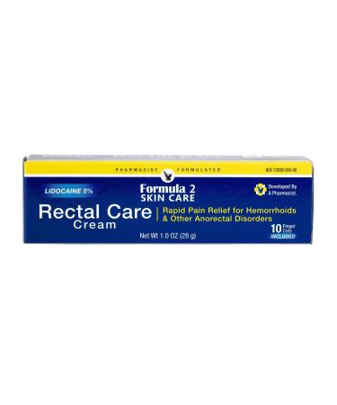 Pharmacist Formulated - Rectal Care Cream - Pain Relief for Hemorrhoids