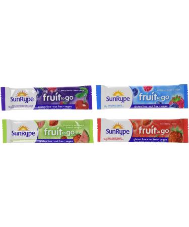 SunRype Fruit to Go Snack - Variety Pack of 72 Imported from Canada 0.49 Ounce (Pack of 72)