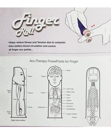 JAPJY Acupressure Finger Roller Massager - Enhance Relaxation & Relief for Fingers | International Shipping Available - Buy Online on GoSupps.com