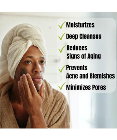 Harper's Naturals Clay Face Mask | Organic Skincare for All Skin Types - International Shipping - Buy Online on GoSupps.com