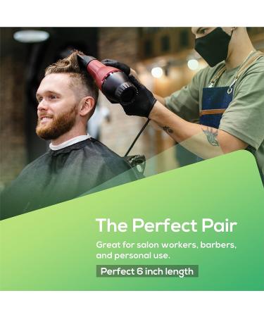 Suvorna 6 Professional Hair Scissors - Japanese Hairdressing Scissors for Men & Women | Barber Scissors with Razor Sharp Blades - 1 Count Pack - Buy Online on GoSupps.com