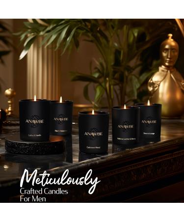 Luxury Coffee & Vanilla Candle - Scented Soy Candles for Men | Long-Lasting 45-Hour Aromatherapy | Stylish Gift Box & Vessel - Buy Online on GoSupps.com