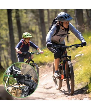 Schappe Rope Bike for Children - 2.5m Retractable Tow Rope System | 500 lbs Capacity | Safe Parent-Child Bike Towing Belt - Buy Online on GoSupps.com