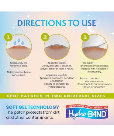 Acne Plaster Hydrocolloid Bandages (216 pcs) - Effective Acne Treatment for Face & Skin | Reduces Pimples & Blackheads Two Universal Sizes - Buy Online on GoSupps.com