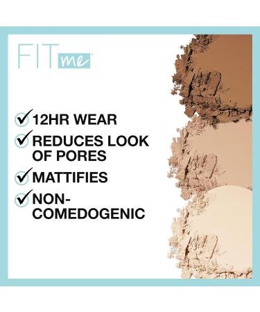 Maybelline Fit Me Matte + Poreless Pressed Face Powder Makeup Java 1 Count - Pack of 2 | Long-lasting Formula for Flawless Skin - Buy Online on GoSupps.com