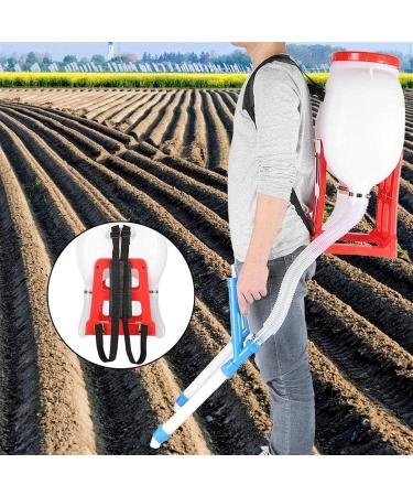 Fertilizer Spreader-20L Large Capacity Manual Seed Spreader Backpack Fertilizer Spreader Garden Seeding Tool - Buy Online on GoSupps.com