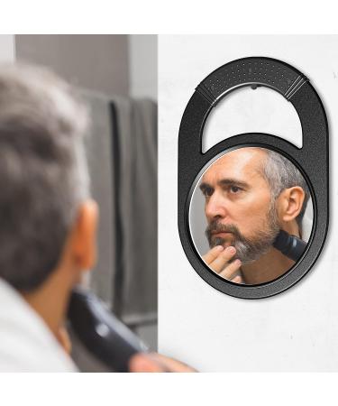 TASALON Unbreakable Hand Mirror with Handle - Anti-Slip Barber & Salon Mirror for Hair, Makeup, Shaving, Travel - Black - Buy Online on GoSupps.com