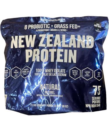 Schinoussa Super Foods New Zealand Whey Protein Isolate | High Protein | Low Sugar | Low Carb | Low Calories (Natural 2.3kg (Pack of 1)) NATURAL 2.3 kg (Pack of 1) - Buy Online on GoSupps.com