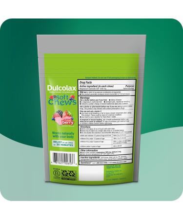 Dulcolax Stool Softener Laxative Gel Capsules (100ct) Soft Chews Saline Laxative Mixed Berry (30ct) Constipation Relief Bundle - Buy Online on GoSupps.com