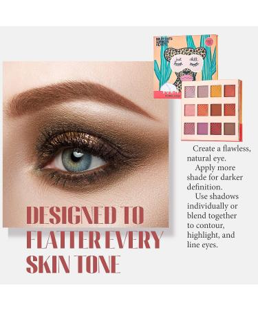 B&BH Trendy Eyeshadow Palette - 12 Earthy Colors, Giftable Eye Makeup - Buy Online on GoSupps.com