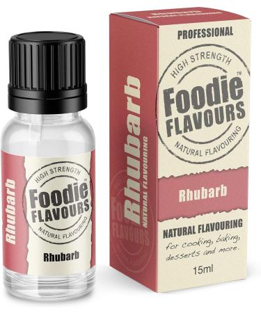 Foodie Flavours Rhubarb Natural Flavouring 15ml - Pack of 1 - Buy Online on GoSupps.com