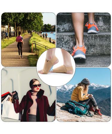 Buy Khaki Arch Support Sleeves | Anti-Slip Breathable Gel Pads for Long-Lasting Comfort | International Shipping Available - Buy Online on GoSupps.com