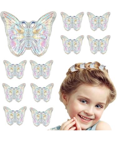 Butterfly Hair Clips Butterfly Clips Butterfly Hair Accessories | Silver & White Butterfly Clips Cute Hair Clip for Wedding Girls Travel Women - Buy Online on GoSupps.com