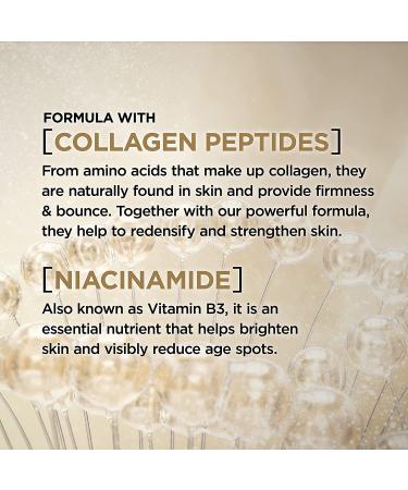 L'Oreal Paris Age Perfect Collagen Expert Anti-Aging Day Moisturizer 2.5 oz - Collagen Peptides & Niacinamide, for Mature & Sensitive Skin - Dermatologist Tested - Buy Online on GoSupps.com