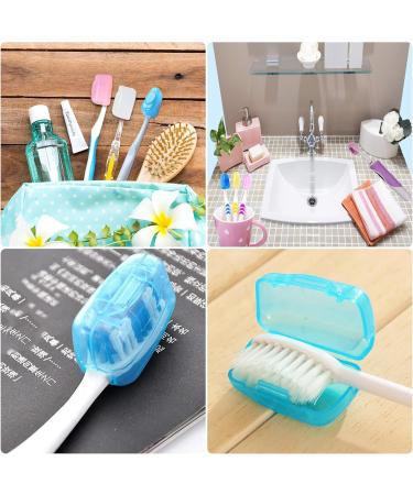 Xiwupo Toothbrush Protective Cap - 15 Piece Set (5 Colors) | Travel Camping & Home Toothbrush Covers for Hygiene & Protection - Buy Online on GoSupps.com