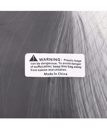Mapofbeauty 26 Inch Half Black Half White Body Wave Wig - Synthetic Cosplay Hair Fibers - Buy Online on GoSupps.com