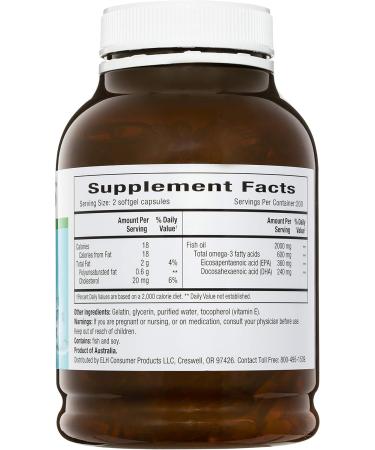 Blackmores Fish Oil 1000 400 Capsules - Buy Online on GoSupps.com