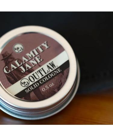 Spicy and Sweet Solid Cologne - Clove Orange Cinnamon Whiskey Scent - Calamity Jane by Outlaw - Men's or Women's Cologne - Buy Online on GoSupps.com