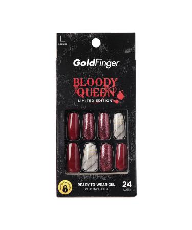 GoldFinger Bloody Queen Limited Edition Press-On Nails Z-GD2X