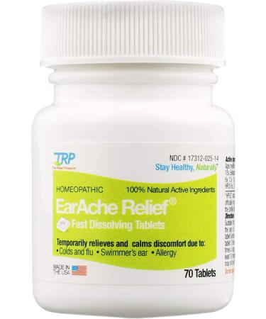 Earache Relief Tablets | 70 Count | The Relief Products - Buy Online on GoSupps.com