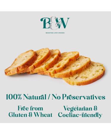 Belle & Wilde Cornish Yarg Artisan Toasts | Handcrafted With No Preservatives Suitable For Vegetarians & 100% Gluten Free | Perfect With Cheese Dips & P t s - Buy Online on GoSupps.com