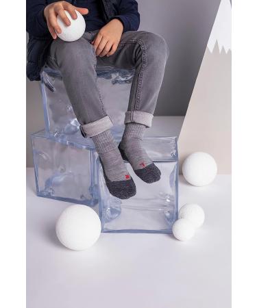 FALKE Kids Active Warm Merino Wool Socks | Red (Fire 8150) | 2-3T | 1 Pair - Unisex - Buy Online on GoSupps.com