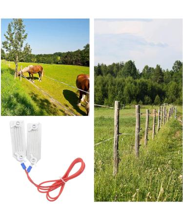 Buy 2-Part Polyethylene Band Fence Connector | Stainless Steel Clip for 20-40mm Width | Ideal for Pasture Fence Tape & Rope - Buy Online on GoSupps.com