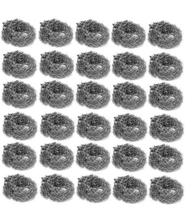 30Pcs Stainless Steel Scourer Scrubber Metal Scouring Pads KitcheCleaning Tool TS182 for Kitchens Bathroom and More Kitchenware - Buy Online on GoSupps.com