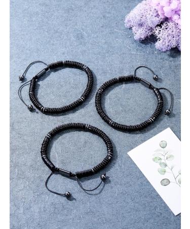 JSDDE Black Obsidian Healing Crystal Adjustable Bracelet for Men and Women - Buy Online on GoSupps.com