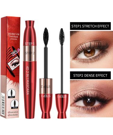 4D Lengthening Curling Mascara 4D Lengthening Curling Mascara 2 In 1 Waterproof 4D Lengthening Curling Mascara for Straight Lashes Waterproof (3pcs) - Buy Online on GoSupps.com
