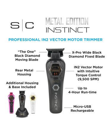 Stylecraft Instinct Metal Edition Hair Trimmer - Professional Cordless IN2 Vector Motor with Torque Control | International Shipping - Buy Online on GoSupps.com