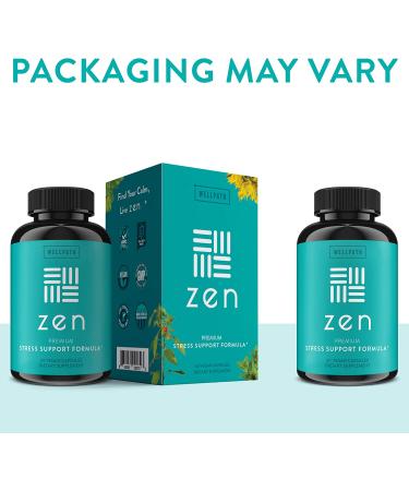 Zen Anxiety Relief Supplement | Herbal Calm Formula with Ashwagandha & L-Theanine - 60 Ct - Buy Online on GoSupps.com