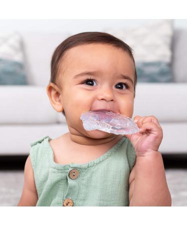 Infantino White Crystal Clear 3 Stage Teether Set - BPA Free Silicone-Free Textured Teethers for Sensory Exploration and Teething Relief - Safe for Babies - Buy Online on GoSupps.com