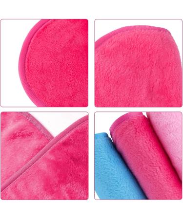 AYNKH 4 Pieces Reusable Makeup Remover Cloth Large Microfiber Facial Cleaning Towel Washable Makeup Eraser Wipes for Sensitive Skin Waterproof Mascara - Buy Online on GoSupps.com