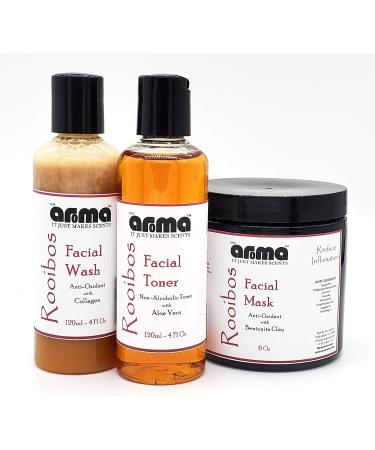 Rooibos Toner for Sensitive Skin | Purifies & Calms | Aloe Vera & Witch Hazel | Cruelty-Free Vegan Paraben-Free - Buy Online on GoSupps.com