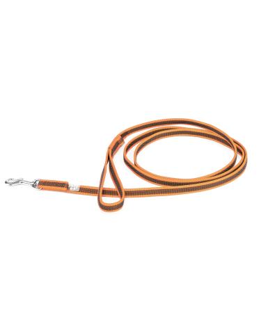 IDC Color & Gray rubberized leash 14 mm x 2 m with loop orange-gray Orange-gray 14 mm x 2 m (with loop)