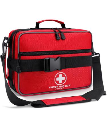 Premium 420 Piece Large First Aid Kit for Home Car Travel Camping Truck Hiking Sports Office Vehicle & Outdoor Emergencies - Emergency Medical Kits Businesses & Home Medical Supplies