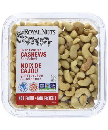 ROYAL NUTS Oven Roasted Cashew Sea Salted 350 Grams