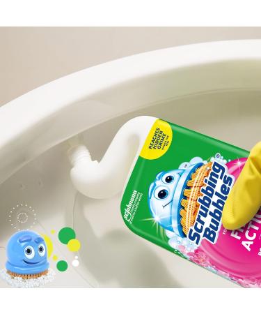 Scrubbing Bubbles Toilet Cleaner Gel - Effective Limescale & Hard Water Stain Removal Floral Fusion Scent 24 oz - International Shipping Available - Buy Online on GoSupps.com
