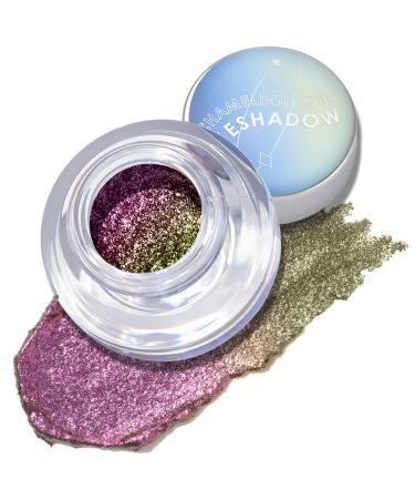 FOCALLURE Chameleon Cream Eyeshadow Intense Color Shifting Creamy Eye Shadows Highly Pigmented Metallic Shimmer Multi-Reflective Finishes Moonlight Disco 01 Moonlight Disco